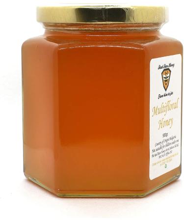 Pure Raw Multifloral Honey 100% Natural Unpasteurised (500gr.) - Buy Online on GoSupps.com