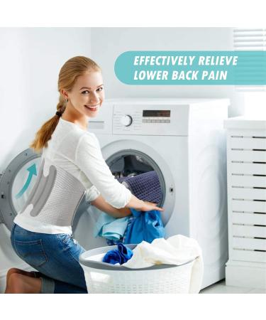 DARLIS Back Brace for Lower Back Pain Relief | Breathable Lumbar Support Belt for Herniated Disc Sciatica & Scoliosis | Pain Relief for Men & Women - Buy Online on GoSupps.com