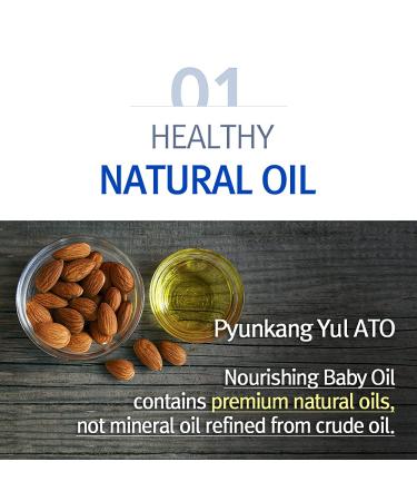 Pyunkang Yul ATO Nourishing Baby Oil - 6.42 fl oz (190 ml) | Gentle Moisturizer for Sensitive Skin - Buy Online on GoSupps.com