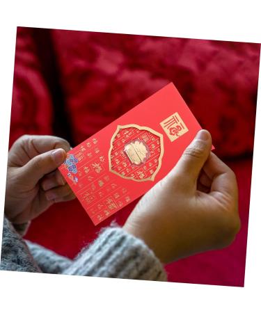PRETYZOOM 2pcs Red Envelope Spring Festival Hongbao Rabbit Year Money Chinese Hongbao Chinese Zodiac Gift Greeting Envelopes Luck Money Bag Souvenir Gifts Red Money Packet Paper China Mini - Buy Online on GoSupps.com