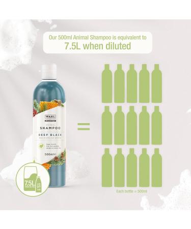 WAHL Jet Black Pet Shampoo 500ml - Premium Quality for Dogs & Cats | Best International Shipping - Buy Online on GoSupps.com