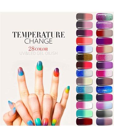 19 Colors Gel Nail Polish Set - 8ml Removable Summer Gradient | Durable DIY Nail Art & Beauty Gifts - Buy Online on GoSupps.com