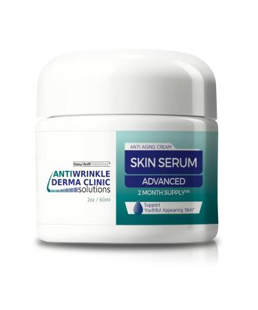 Anti Wrinkle Face Cream Derma Clinic Solutions Skin Serum - Our Best Anti Aging Cream - 2 Month Jar - Anti Aging Moisturizer Anti Wrinkle Serum - Our Top Anti Aging Skin Care Products - Anti Age Cream