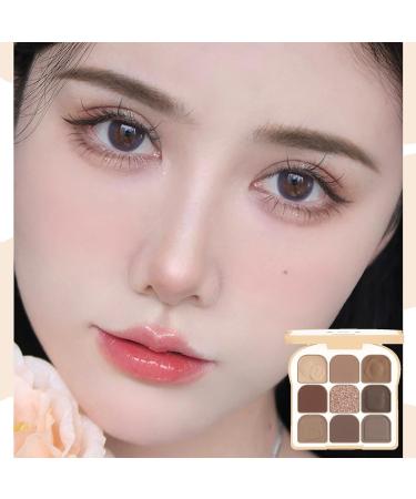 Toast Earth Color Eyeshadow Palette Nine-Color Blush Eyeshadow All-in-One Palette Nine-Grid Color Changing Eye Makeup Soft Silky Powder Highly Colored Smokey Eyeshadow - Buy Online on GoSupps.com