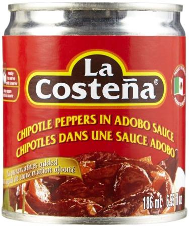La Costena Chipotle Peppers in adobo sauce 6.55 OZ (Pack of 2)