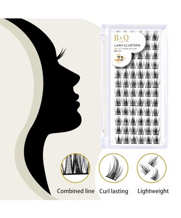 Buy BQ Lash Cluster Colored Eyelashes - DIY Eyelash Extensions (B41 D-16mm) for Home Use - International Shipping - Buy Online on GoSupps.com
