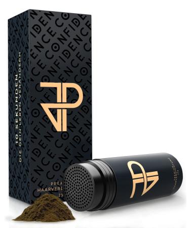 JP Confidence - Premium scatter hair for hair compression - hairdressing quality - 100% natural - authentic look - for men & women - brown - Buy Online on GoSupps.com