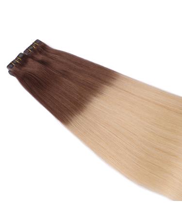 Tape In Hair Extensions #17/20 Ombre - 40cm - 30 Bricks - 100% Remy Real Hair with Adhesive Tape - Brothy Novon - Buy Online on GoSupps.com