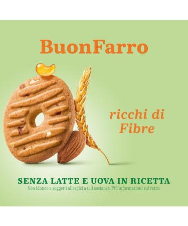  Italian Gourmet E.R. Mulino Bianco BuonFarro Pack of 12 shortcrust pastry biscuits with wholemeal spelt flour almonds and honey 270 g + gourmet Italian polpa 400 g - Buy Online on GoSupps.com