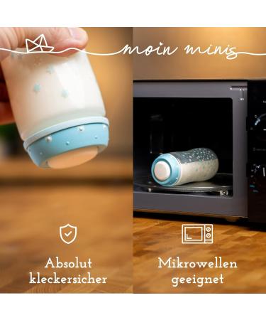 Buy Moin Minis 4 Set Claspic Lid Plates for NUK Bottles - Safe Hygienic Breast Milk Storage for Babies - Perfect for On-The-Go - White - Buy Online on GoSupps.com