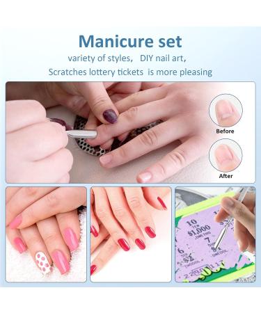 3PCS Cuticle Pusher & Gel Polish Remover Set | Professional Nail Files & Tools for Manicure & Pedicure | Durable Salon Quality Metal Acetone Scraper - Buy Online on GoSupps.com