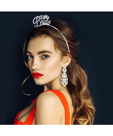 Buy Minkissy 3-Pack Team Bride Tiara Headbands for Hen Parties - Silver Party Accessories | International Shipping - Buy Online on GoSupps.com