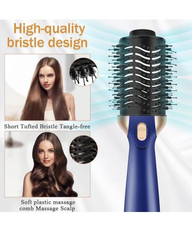 Unipampa 4-in-1 Hot Air Brush - 1200W Hair Dryer Curling & Volume Brush with 3 Heat Settings | International Shipping Available - Buy Online on GoSupps.com