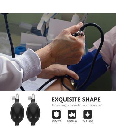 Operitacx 2Pcs Black Manual Inflation Blood Pressure Latex Bulb Set | Replacement Kit with Air Release Valve - Buy Online on GoSupps.com