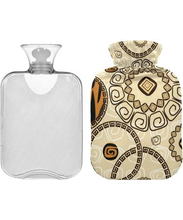 Buy Naanle Mandala Tiger Print Hot Water Bottle - 1L Heat Therapy for Back Pain Relief & Warmth | Transparent Hand & Foot Warmer International Shipping Available - Buy Online on GoSupps.com