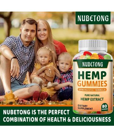 Hemp Gummies for Sleep Anxiety Pain High Potency Extra Strength Hemp Oil Extract Organic Edible Gummy Supplement for Adult Gummy Fruit - Buy Online on GoSupps.com