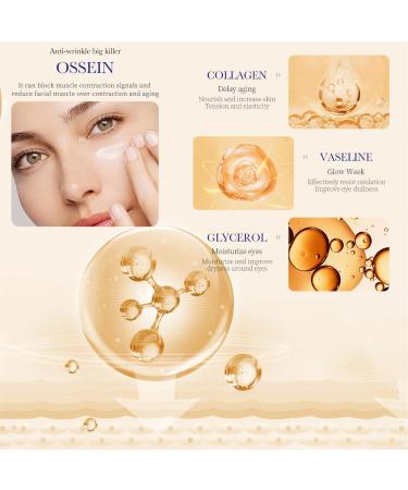 Collagen Eye Cream for Dark Circles and Puffy Eyes Instant Tightener Brighten Anti Aging Under Eye Repair Cream Hydrating Brightening Moisturiser Eye Bags Remover Wrinkle Filler Eye Serum(20g) - Buy Online on GoSupps.com