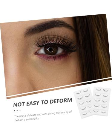 minkissy 10pairs Fake Eyelashes Lash Accessories Magnetic False Eyelashes Natural False Lashes Natural False Eyelashes False Eyelashes Magnetic Fashion 5d High-grade Fiber Decorate - Buy Online on GoSupps.com