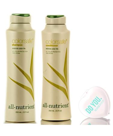 All Nutrient Color Safe Shampoo & Conditioner DUO Set | Extend Color Life | 12 oz with Sleek Compact Mirror - International Shipping Available - Buy Online on GoSupps.com