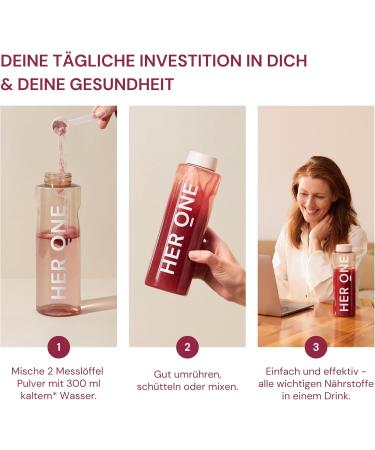 Her One Inner Beauty: 70+ Ingredients for Female Vitality | Boost Intestinal Health Energy Metabolism & More! - Buy Online on GoSupps.com