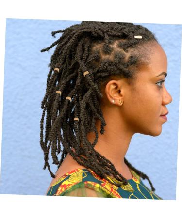 minkissy Hair Braiding Jewelry Hair Cuffs Tubes Dreadlocks Hair Beads Hair Braiding Beads Dreadlock Hair Tube Dreadlocks Ring Decorative Beads Dread Locks Ring Big Hole Hair Accessories - Buy Online on GoSupps.com