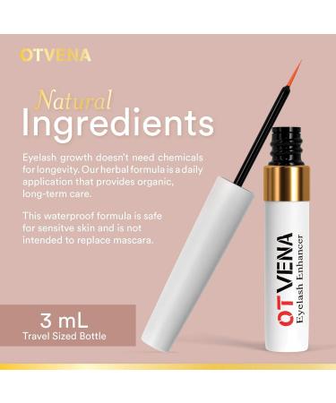 Buy Eyelash & Eyebrow Serum (3mL) - Clinically Tested Lash Growth Serum for Longer Thicker Fuller Lashes & Brows - Waterproof Herbal Formula - Buy Online on GoSupps.com