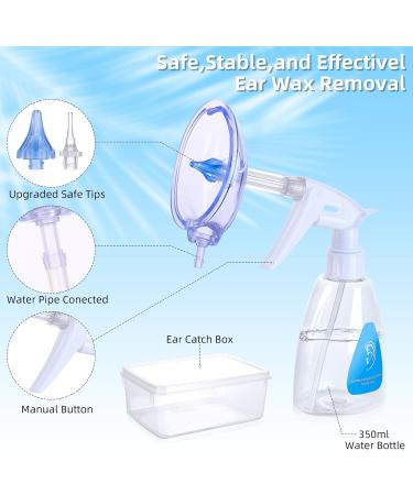 Buy 2 in 1 Ear Wax Removal Tool Kit | Ear Cleaner & Flushing Kit with Camera for Adults Effective Ear Cleaning Solution - Buy Online on GoSupps.com