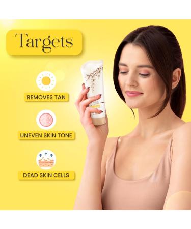 Ozone D-Tan Face Wash | Arbutin Bees Wax & Lactic Acid | Tan Removal for All Skin Types | 100ml - Deep Cleansing & Healthy Skin - Buy Online on GoSupps.com