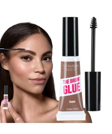 Tinted Brow Gel - 12ml Brow Mascara Gel | Volume Building Mascara Waterproof Eyebrow Mascara Long Lasting Eyebrow Makeup Coatuiyo