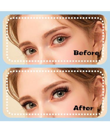 KevKev Flat Style Wispy Eyelash Clusters 144 Pcs | Thin Band & Soft | Taffee D-8-16mix - Buy Online on GoSupps.com