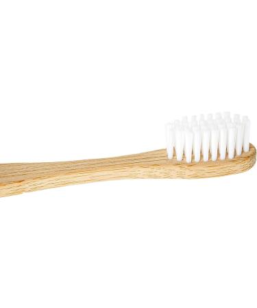 Pack of 4 Eco-Friendly Bamboo Toothbrushes - Sustainable Degradable VW Bus Logo Natural Bristle - Perfect for Your Van & Camp Adventures - Buy Online on GoSupps.com