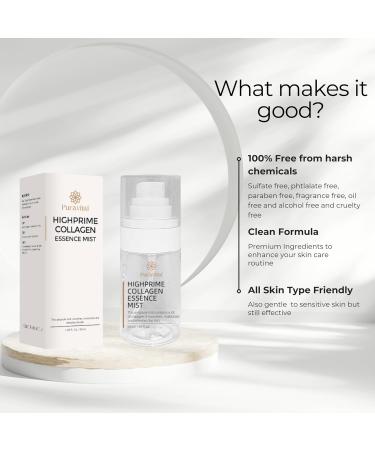 Highprime Collagen Ampoule Mist | Hydrating Face Mist for All Skin Types | Collagen & Hyaluronic Acid Spray - Buy Online on GoSupps.com