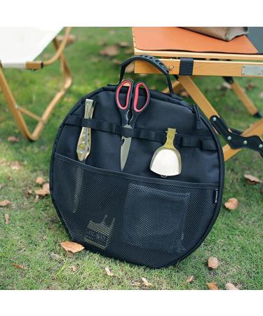 Kcvzitrds Portable Grill Pan Storage Bag Camping Cast Iron Saucepan Carry Bag Picnic Kitchen Utensils Frying Pan Baking Pan - Buy Online on GoSupps.com