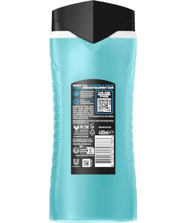 AXE - Gel Douche Homme 5en1 - Re-Load - 24h Hydratant - 87% d'Ingr dients d'origine naturelle - parfum frais & vivifiant - 400ml 400 ml (Lot de 1) Axe GD Supreme Reload 400ml - Buy Online on GoSupps.com