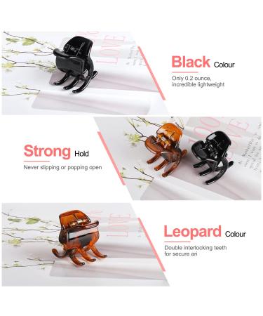 6-Piece Morhom Medium Hair Claw Clips - 1.3 Inch Brown Hair Jaw Clips for Thick or Medium Hair - Women's Hair Accessories - Buy Online on GoSupps.com