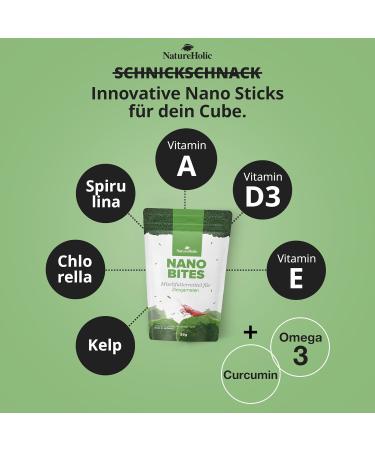 NatureHolic - Nano - Aquarium Shrimp Food - Basic Food for Daily Feeding - Suitable for Adult and Baby Shrimp - Quality Natural Ingredients - Buy Online on GoSupps.com