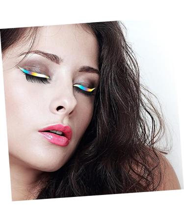  MERRYHAPY MERRYHAPY Eyeliner Stickers for Stage Performance Easy-to-Apply Self-Adhesive Makeup Stickers for Women Set of 4 - Buy Online on GoSupps.com