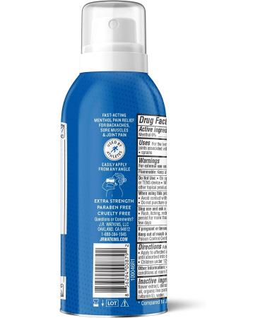 J.R. Watkins Extra Strength Cooling Pain Relief Gel - 4oz | Menthol Formula for Sore Muscle Relief | No Mess Applicator - Buy Online on GoSupps.com