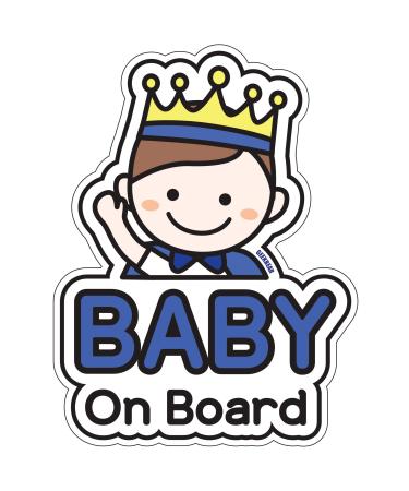 Baby on Board Sign for car (03. Prince)