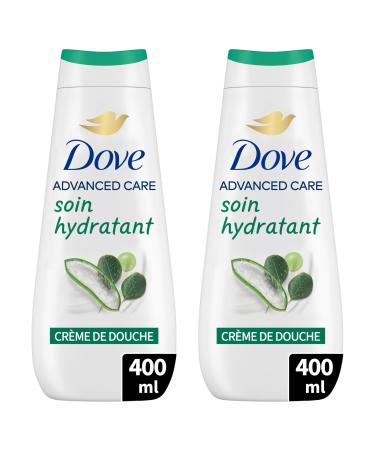 Dove DOVE - Advanced Care Aloe Vera Shower Cream - Dermatologically tested - 24-hour soft skin feeling (2 x 400ml pack)