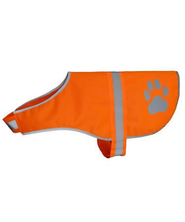 Hiado Dog Reflective Vest High Visibility Safety Jacket for Walking Running Hiking to Keep Dogs Visible Safe from Cars and Hunting Accidents Orange XL XL Orange