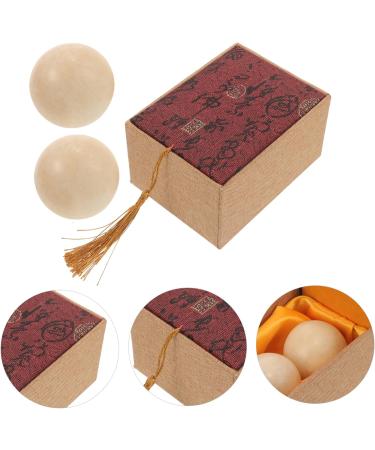 Buy Wofashpuret Hand Exercise Balls - 1 Set of Jade Fitness Stress Balls for Hand Rolling & Massage | Portable Gymnastics Ball - Buy Online on GoSupps.com