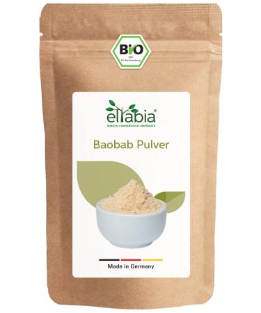 Bio Baobab powder 500g |Graded bread treePharmacy tree in raw food quality |100% pure and without additives | vegan fruit powder 500 g (1 Pack) - Buy Online on GoSupps.com