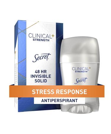 Secret Clinical Strength Clear Gel Deodorant Stress Response 1.6 Oz (Pack of 2) - Long-Lasting Stress Protection - Buy Online on GoSupps.com