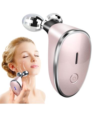 Microcurrent Facial Device  Vowleike Electrical Face Lift Sculpting Tool with Stand  Rechargeable Home-use Skin Lifting & Tightening Device for Women and Men  Anti-Aging Wrinkle Removal Roller V-M022