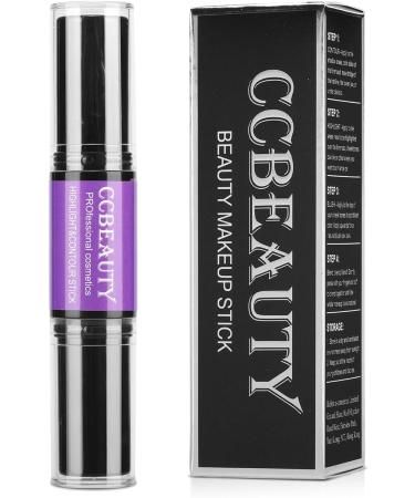 CCbeauty Dual-Ended Cream Blush Stick Blusher - Peach/Mauve Shade | Cheek & Lip Tint 2-in-1 Face Blushing Duo Stick for Smooth Matte & Dewy Finish - Lightweight & Buildable Color | 1 Pack - Buy Online on GoSupps.com