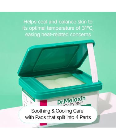 Dr. Melaxin Cicapyrin Calming Separate Toner Pad 11.8 fl oz (340 ml) (80 Sheets) Cooling Trouble Niacinamide Peppermint Leaf Extract Wiping Pad Lotion Moisture Pack Korean Skin Care Korean - Buy Online on GoSupps.com