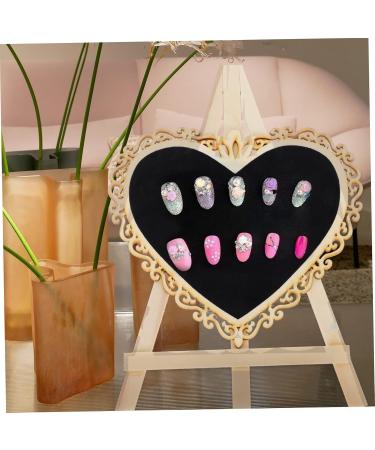 Housoutil 1pc Nail Display Board Wooden Stand Monitor Accessories Detachable Finger Nail Tips Holders Nail Color Chart Stand Manicure Tools Monitor Stands Exhibition Board Sample 26x18cm Assorted Color - Buy Online on GoSupps.com