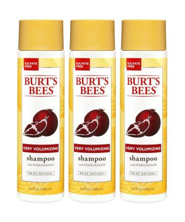 Burt's Bees Very Volumizing Pomegranate Shampoo Sulfate-Free Shampoo - 10 Ounce Bottles - Pack of 3 - Buy Online on GoSupps.com