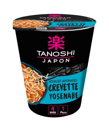 TANOSHI TANOSHI - Yosenabe Shrimp Flavored Cup Noodles - Instant Japanese Noodles - 1 Serving - 65g